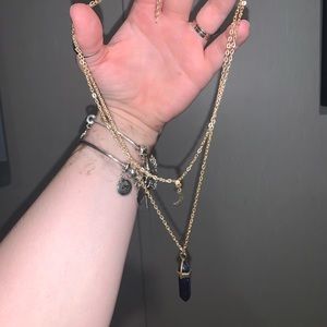 Gold layered gorgeous necklace